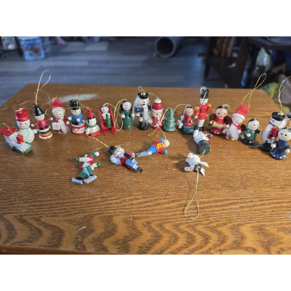 Lot Of 23 Assorted Miniature Tree Ornament